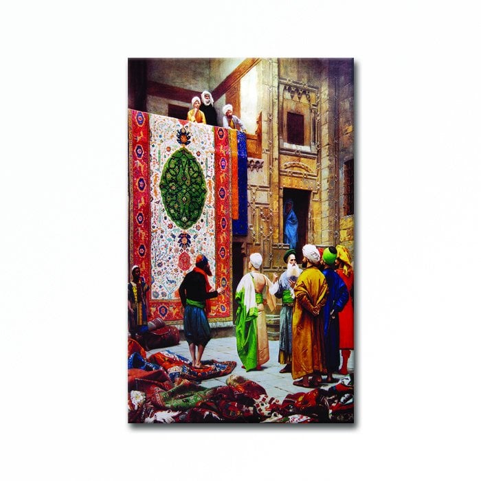 Embossed Carpet Seller Table