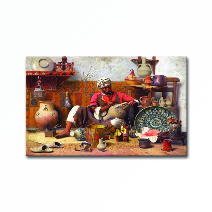 Relief Pottery Table