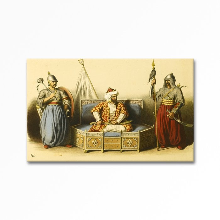 Relief Janissaries Painting