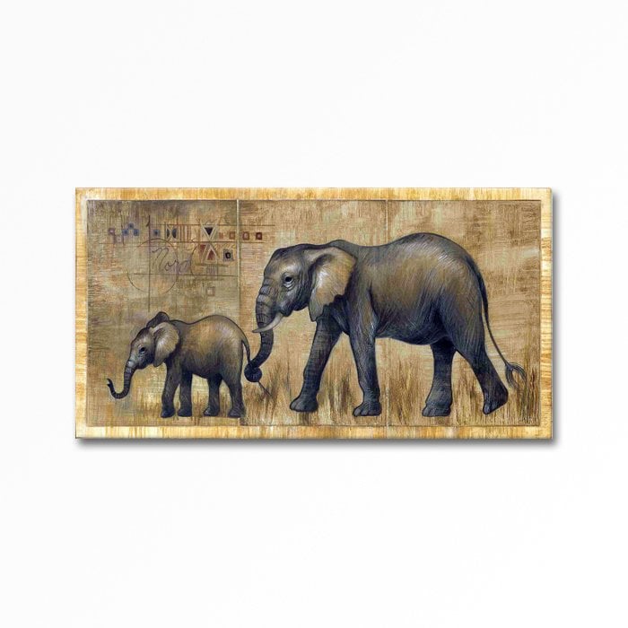 Relief Painting Elephant