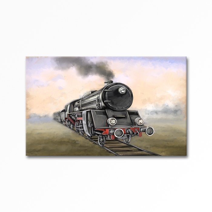 Relief Painting Locomotive