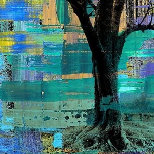 Abstract Tree Painting