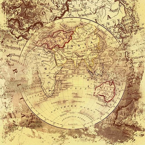 World Map Table