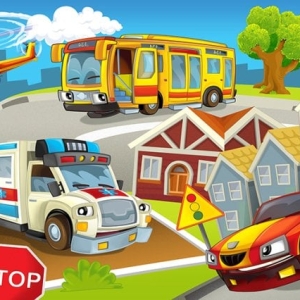 Children's Car Painting