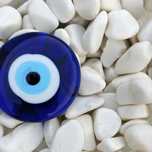 Evil Eye Bead Painting