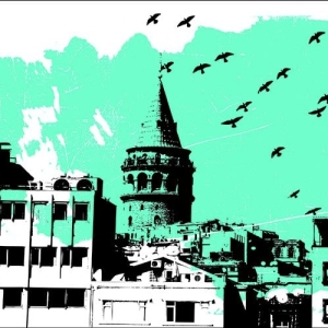 Galata Tower Painting