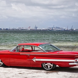 Red Car Painting