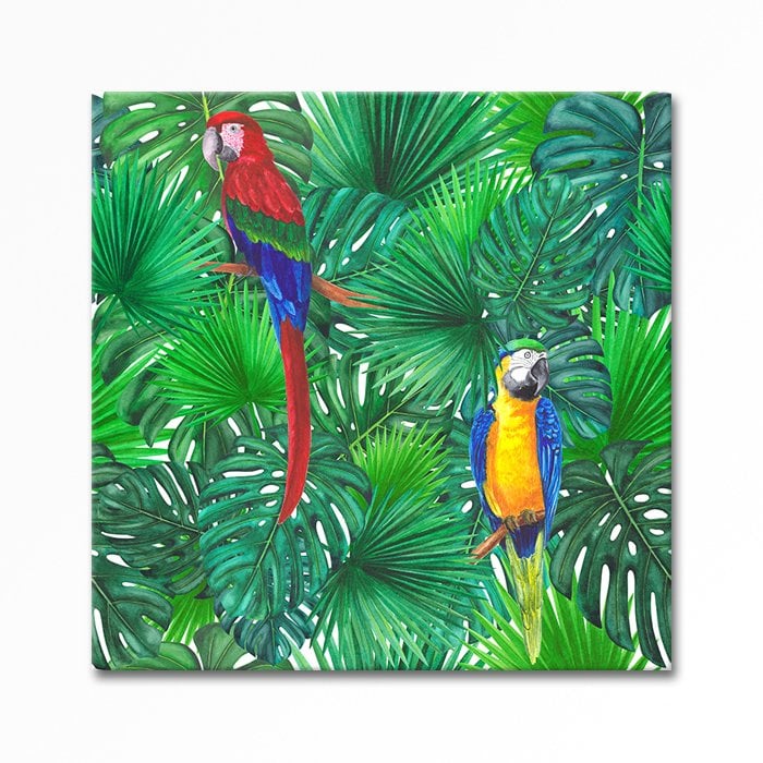 Embossed Painting, Parrot