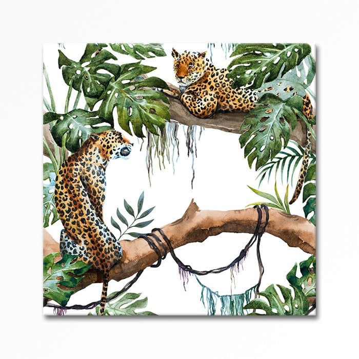 Embossed Painting, Leopards