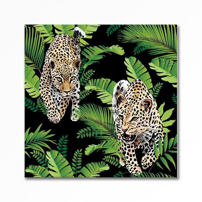 Embossed Leopards Table