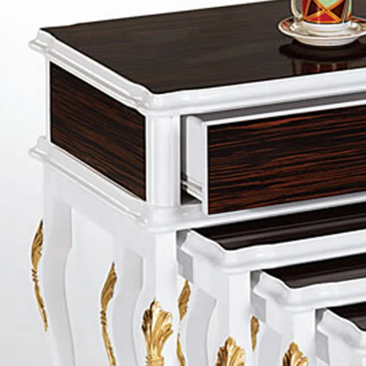 Geneva Gold Gilded Nesting Table - Image 2