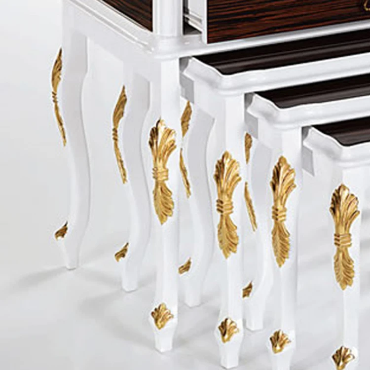 Geneva Gold Gilded Nesting Table - Image 3