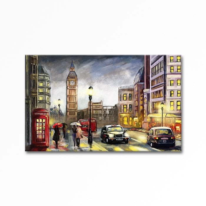 Oil Painting London Clock Tower