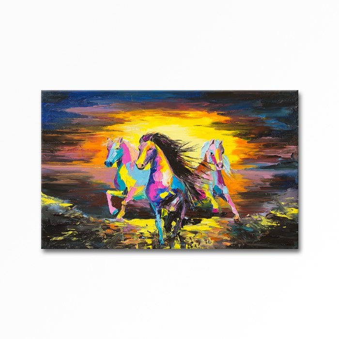Oil Painting Horses