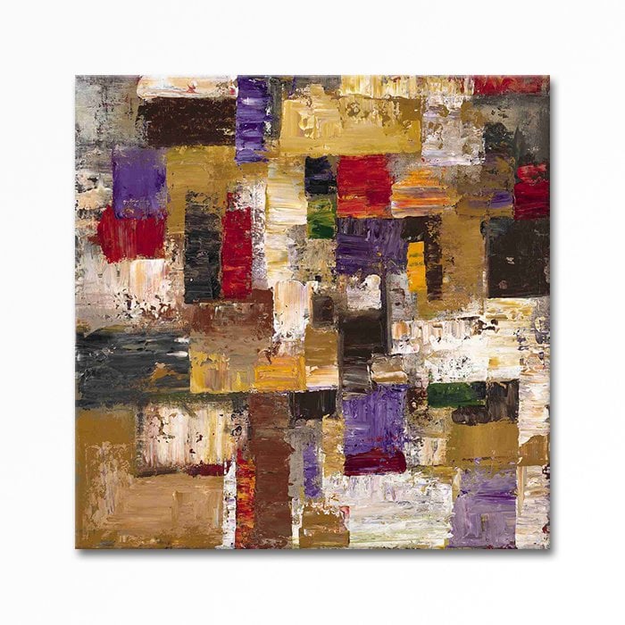 Oil Painting Geometric, Abstract