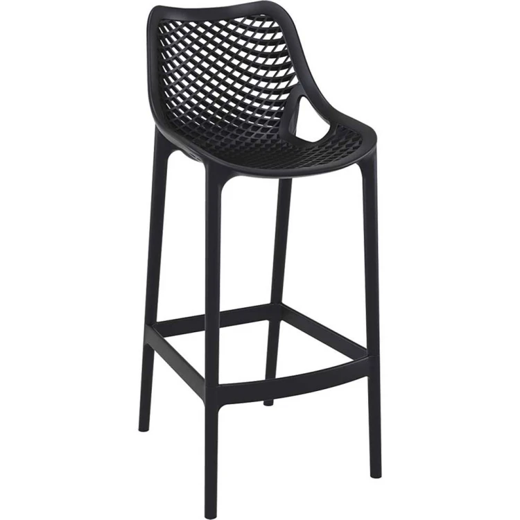 Air Stackable Bar Chair Black