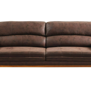 Akra Three-Seater Sofa Brown