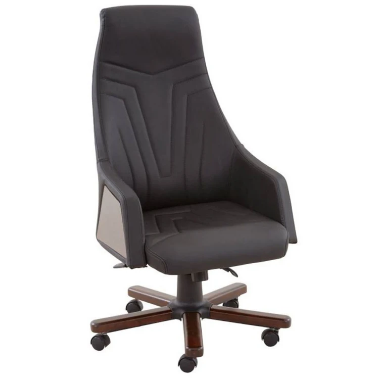 Alen Manager Chair Wooden Leg
