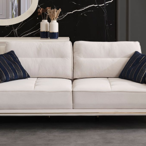 Angel Gold Three-Seater Sofa