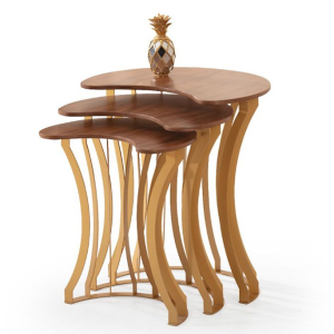 Carmen Brass Nesting Table
