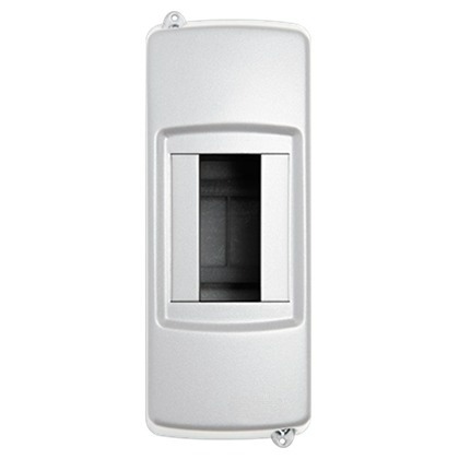 FLUSH MOUNTED FUSE BOX 1-2 WHITE