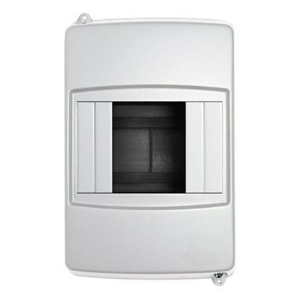 FLUSH MOUNTED FUSE BOX 3-4 WHITE