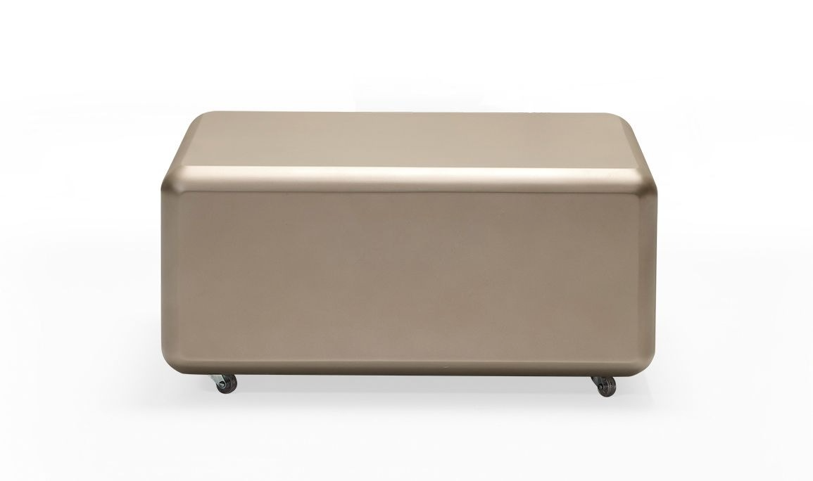 Isabel Italy Design Coffee Table with Pouf - Image 2