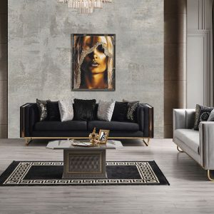 Lounge Gold Sofa Set