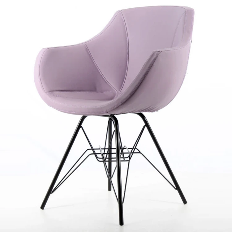 Focus Eiffel Leg Waiting Chair Lilac