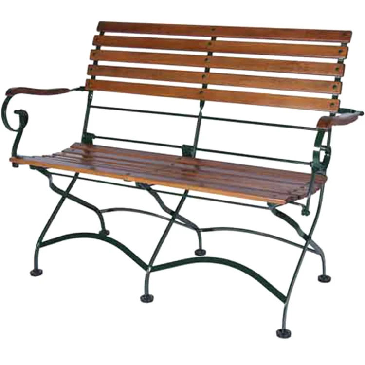 Folding double metal waiting chairs