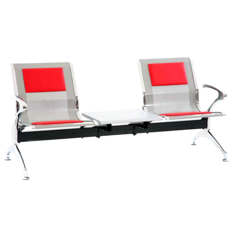 Siena double center table waiting chairs