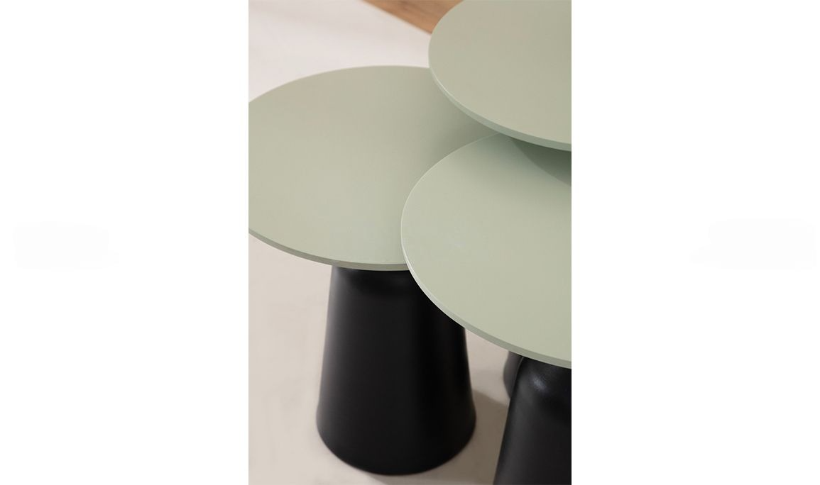 Minty Black Nesting Table - Image 2
