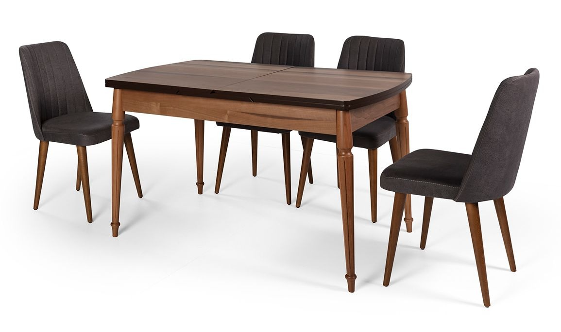 Mira Walnut Kitchen Table - Image 4