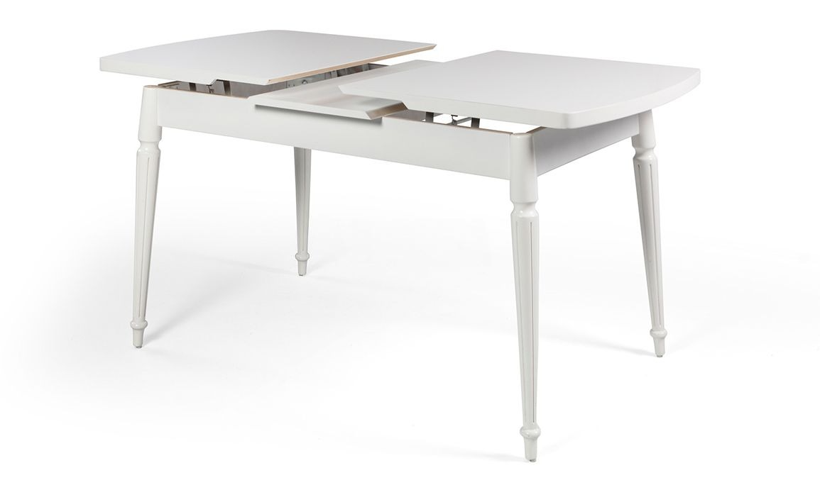 Mira White Kitchen Table - Image 2