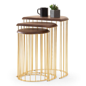 Nova Gold Nesting Table