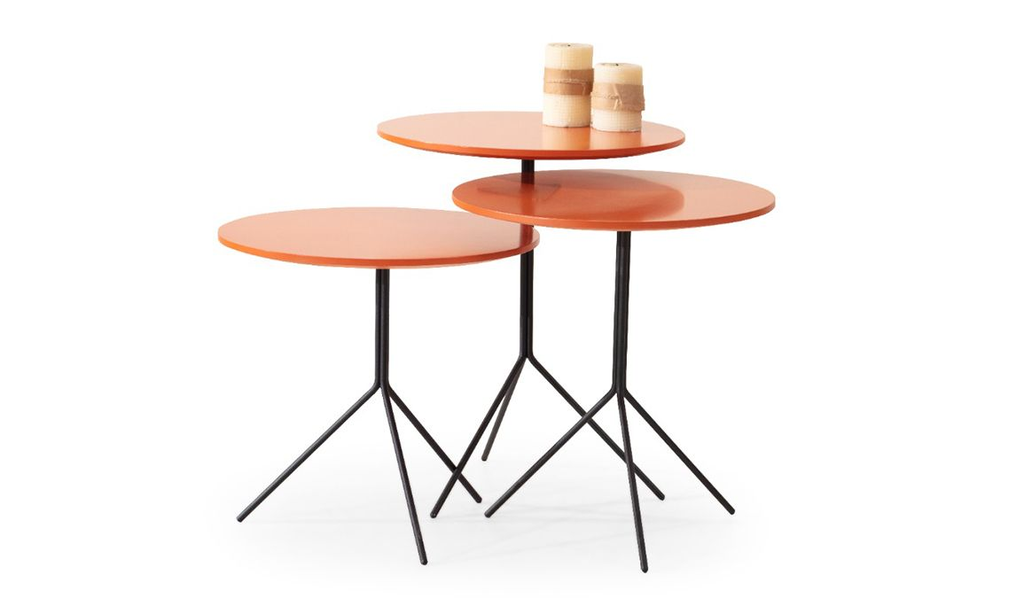 Orange Nesting Table