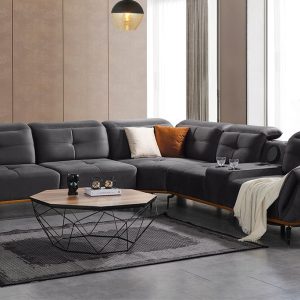 Seray Anthracite Corner Set