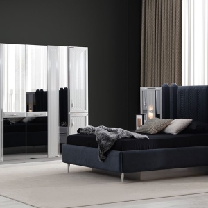 Velario Gray Bedroom