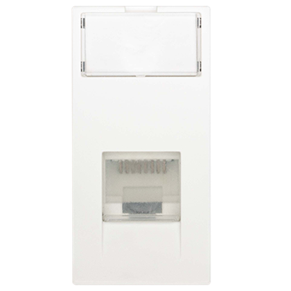 Viko45 CAT 6A STP SOCKET WHITE 1M