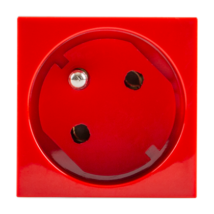 Viko45 GUIDED UPS SOCKET 45 DEGREE RED