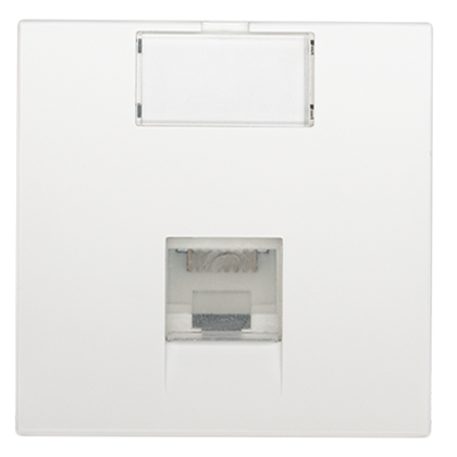Viko45 RJ11 PHONE SOCKET WHITE 2M