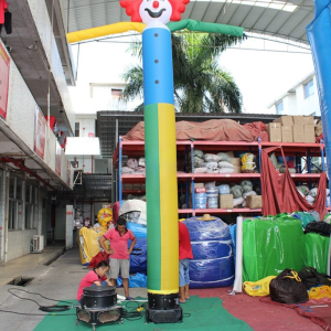 Fly Tube Inflatable Clown Mascot 6m
