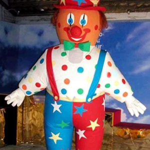 Inflatable Colorful Clown Mascot 3m