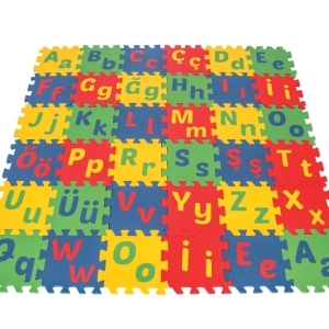 Alphabet Eva Floor Tiles 9mm 1m²